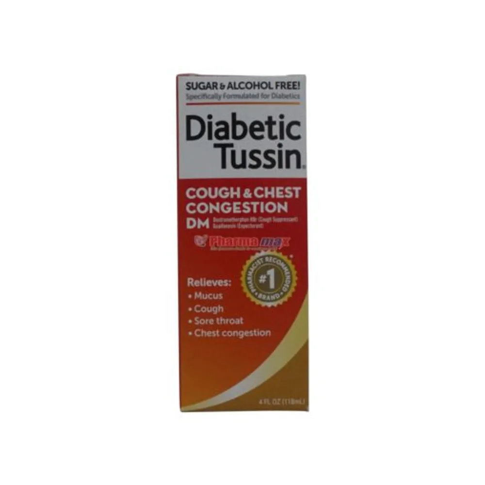 Diabetic Tussin Cough & Chest Congestion DM 4oz