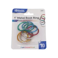 BAZIC BOOK RING 1″ 10ct