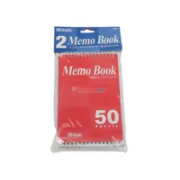 BAZIC MEMO BOOK 4″x 6″ 2ct