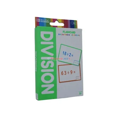 Bazic Division Flashcards 36 pack