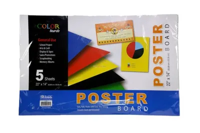 Bazic Poster Board 22″ x 14″ 5ct