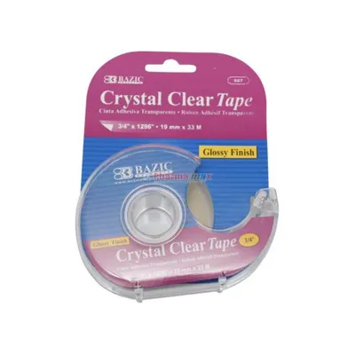 BAZIC CRYSTAL CLEAR TAPE 3/4″