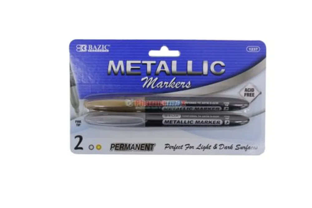 BAZIC METALIC MARKER 2ct