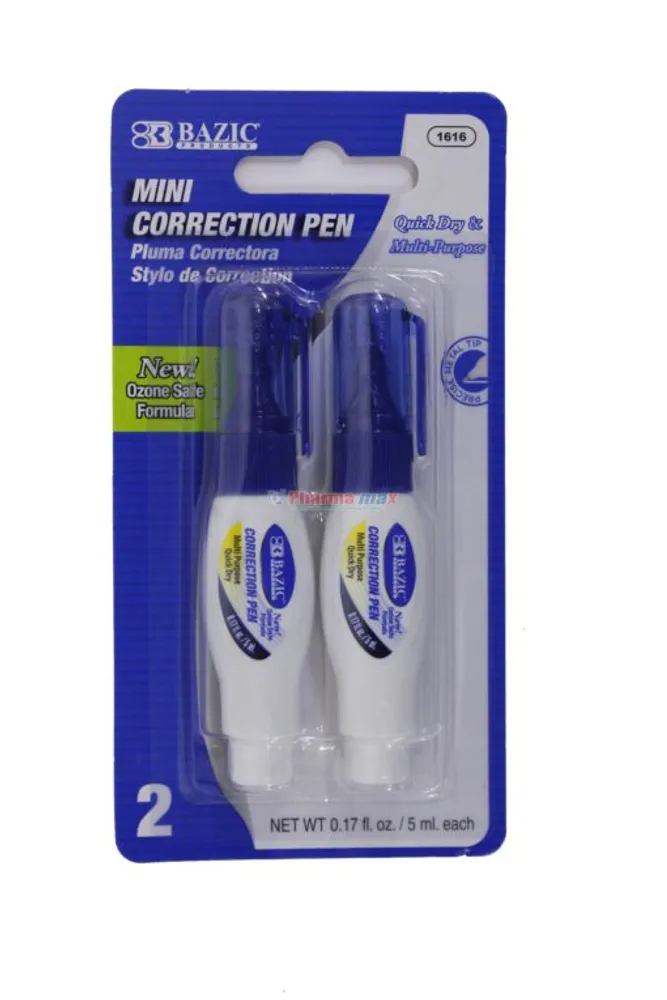 BAZIC MINI CORRECTION PEN 2ct