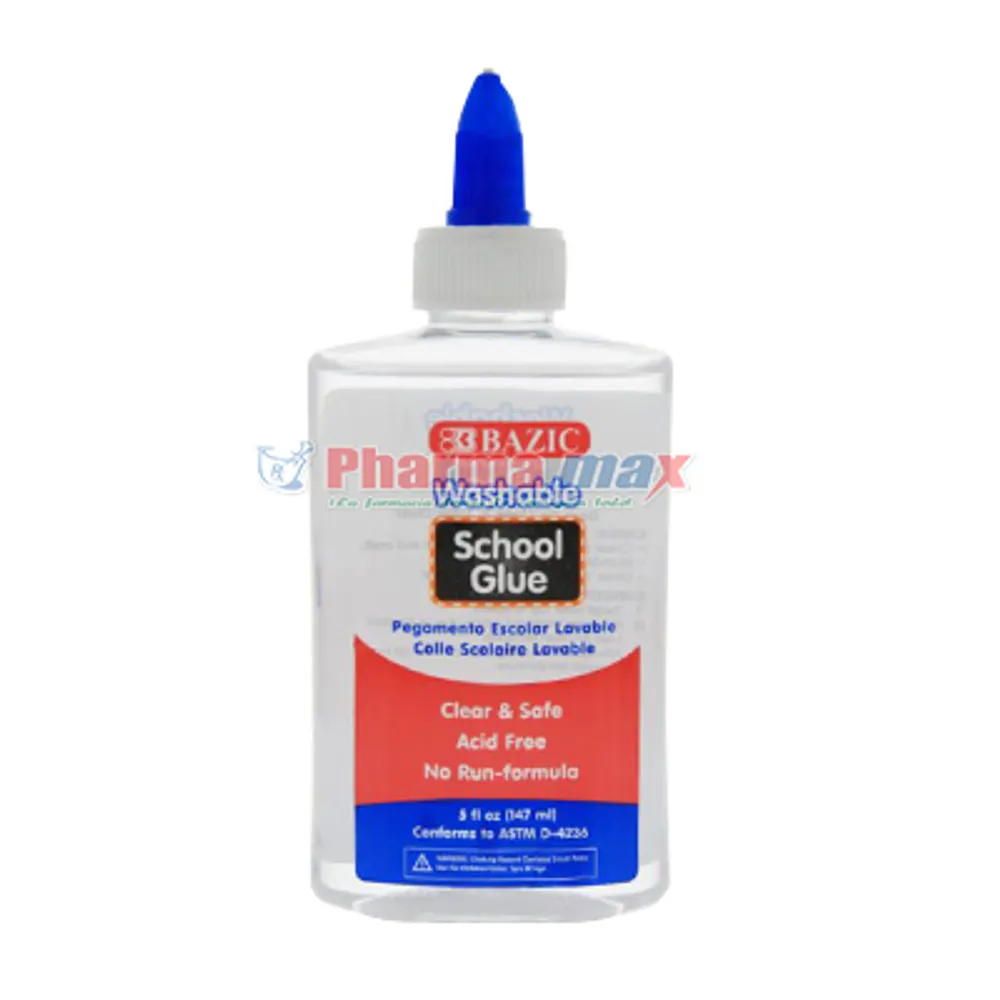 BAZIC WASHABLE GLUE CLEAR 5oz