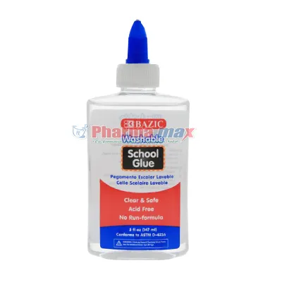 BAZIC WASHABLE GLUE CLEAR 5oz