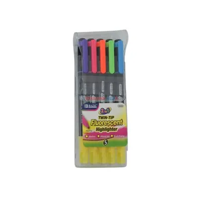 BAZIC 2in1 FLUOR HIGHLIGHTR5pk