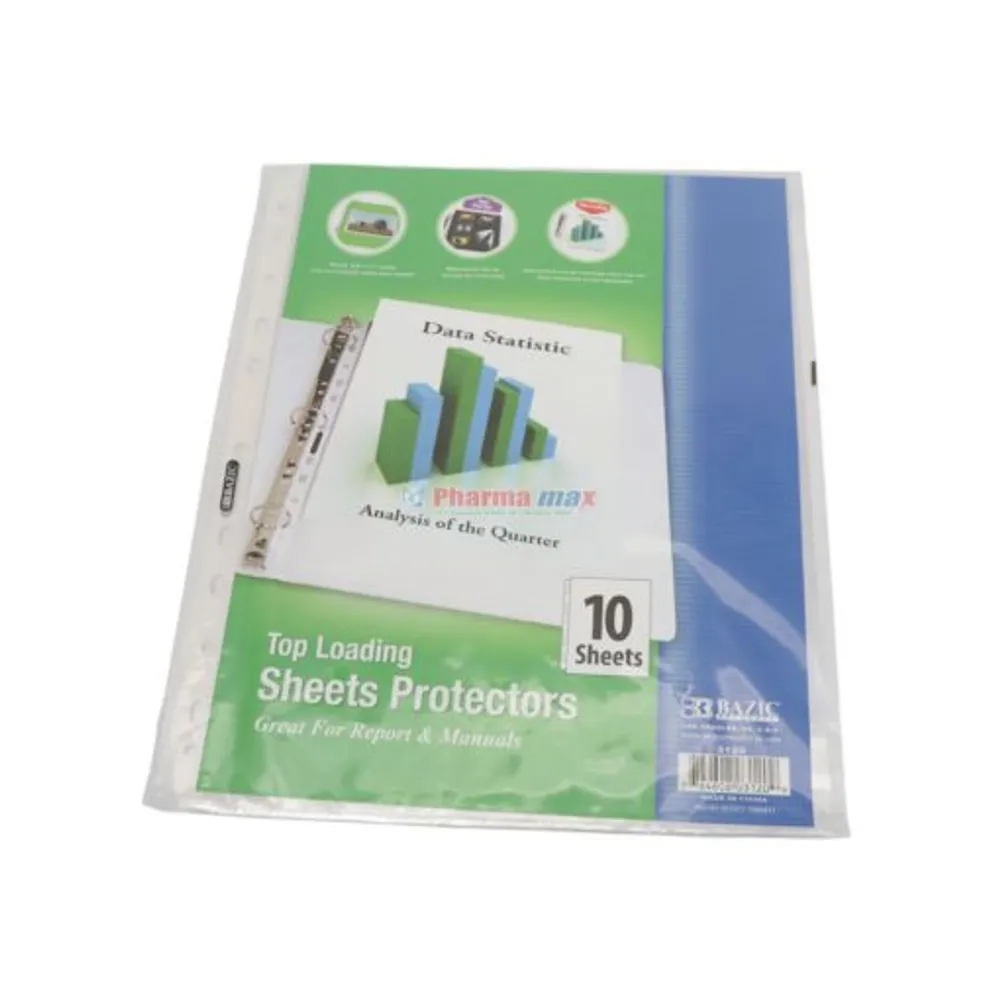 BAZIC SHEETS PROTECTORS 10ct