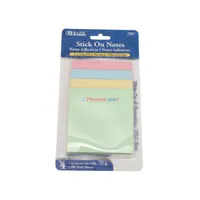 BAZIC STICK ON NOTES 3×3″ 4pk