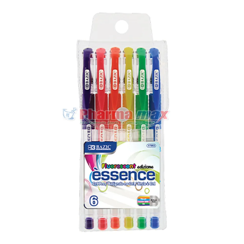 Bazic Gel Essential Fluorescent 6 pk