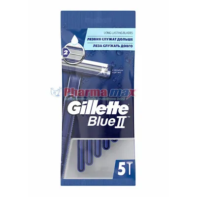 Gillete Blue 2 Lubricated Strip 5pk