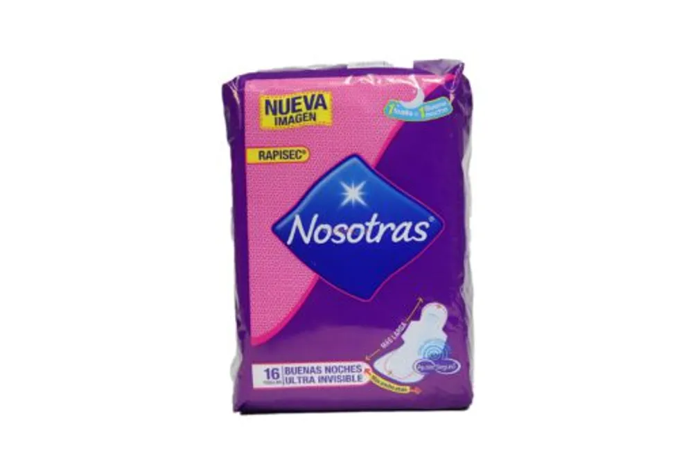 Nosotras Ultra Invisible Overnight 16pads