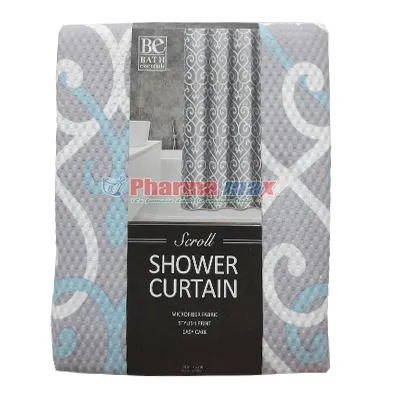 Be Shower Curtain Scroll