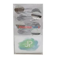 Jade Park Chrome Leaf Hooks 12ct