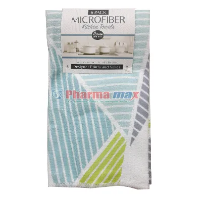 Kd Kitchen Towels 6Pk Ast