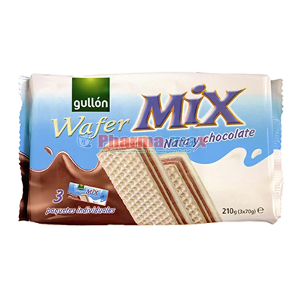 Gullon Wafer Mix Nata Y Chocolate 210g