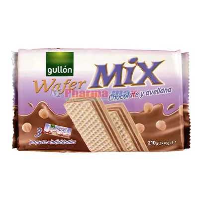 Gullon Waffer Mix Chocolate Y Avellana 210g