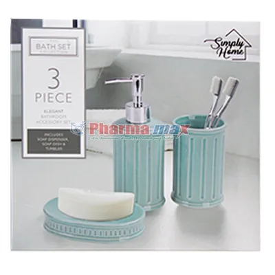 Simply Home Elegant Bathroom Accessory Set 3pcs #46536