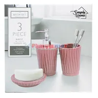 Simply Home Elegant Bathroom Accessory Set 3pcs #47780