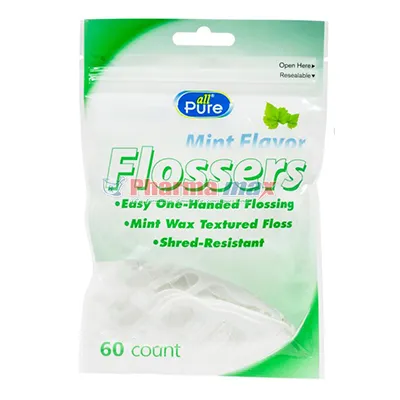 All Pure Flosser Mint 60ct