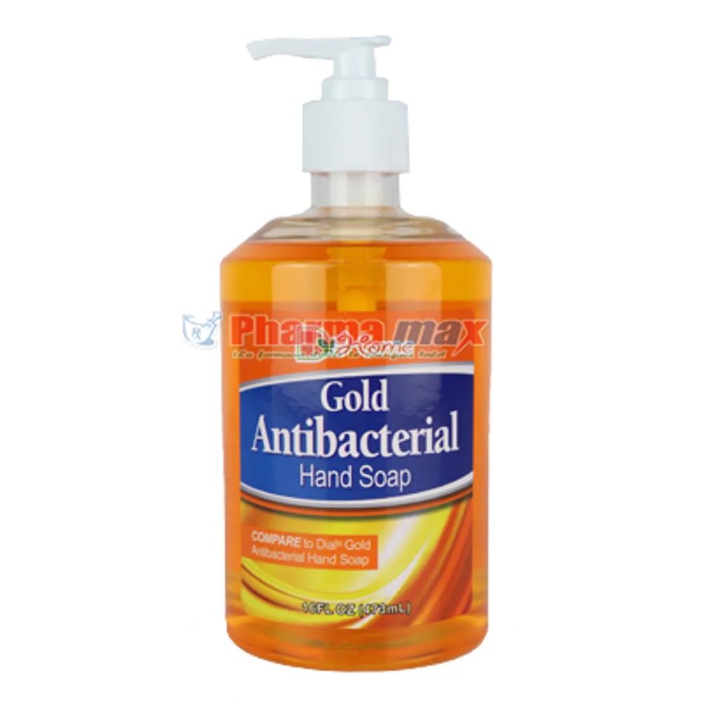 DHome Gold Antibacterial Hand Soap 16oz