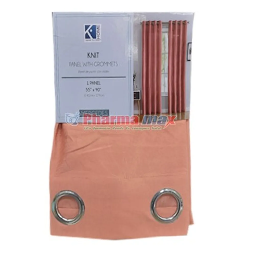 K HOME KNIT PANEL CORAL 55X90