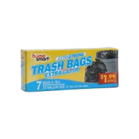 Home Smart Trash Bags Extra Large 33Gl 7ct