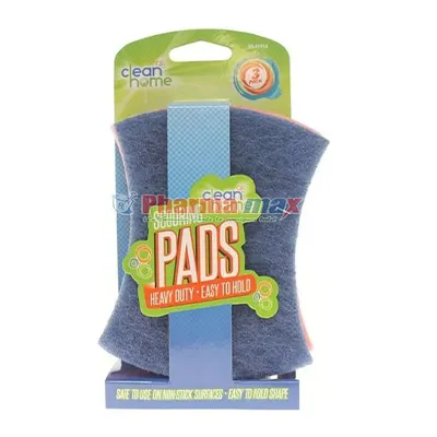 Clean Home Scouring Pads Heavy 3pk