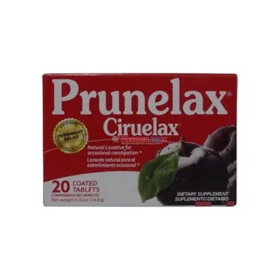 Prunelax Ciruelax 20 Tablets