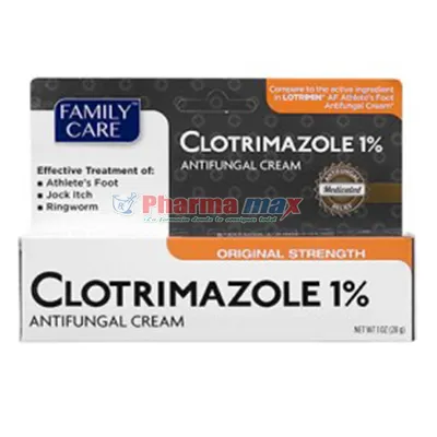 Family Care Clotrimazole Cream 1% 1oz