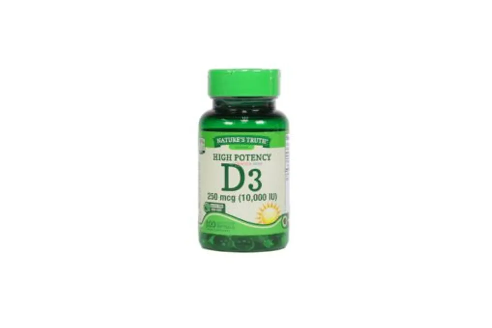 Natures Truth D3 250MCG-10,000IU 100 Softgels