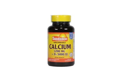 Sundance Calcium 1,200mg + D3 5,000IU 60 Softgels