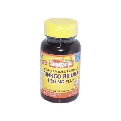 Sundance Ginkgo Biloba 120mg 60 Capsules