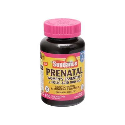 Sundance Prenatal + Folic Acid 800mcg 100 Capsules