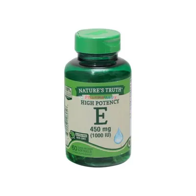 Natures Truth Vitamin E 450mg-1,000IU 60 Softgels