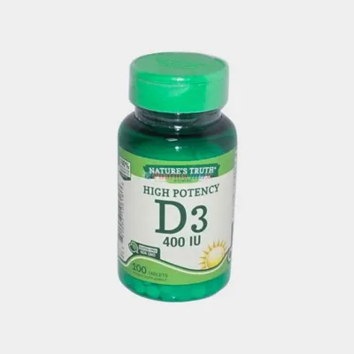 Natures Truth Vitamin D3 400IU 100 Tablets