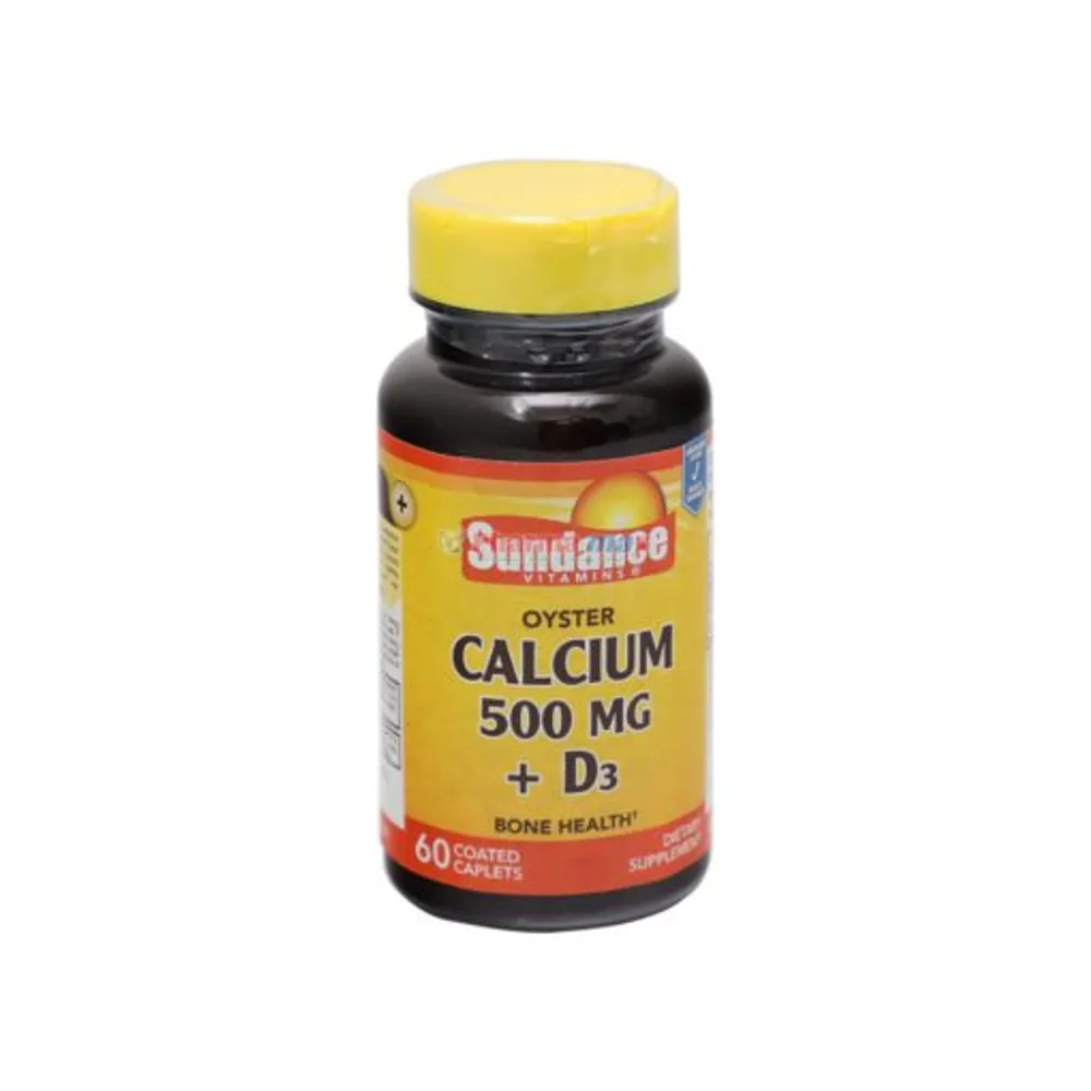 Sundance Calcium 500mg + D3 60 Caplets