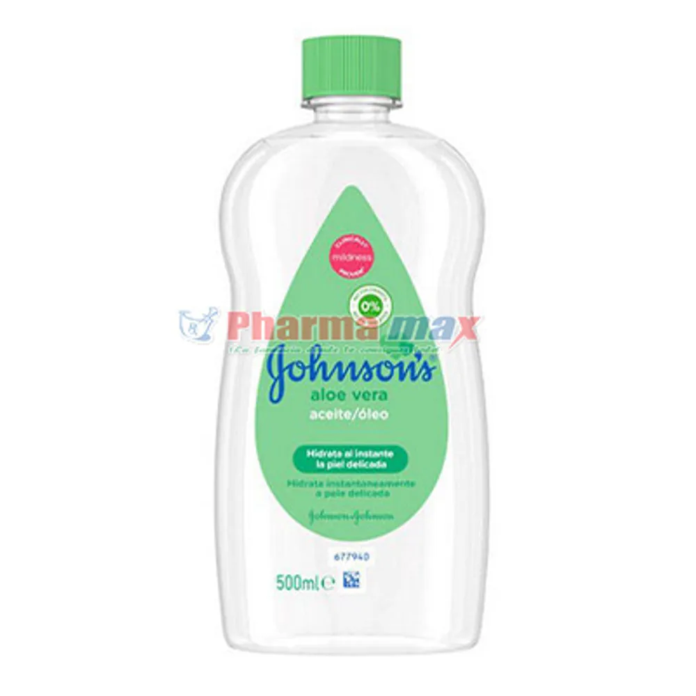 J&J Baby Oil Aloe Vera 500 ml