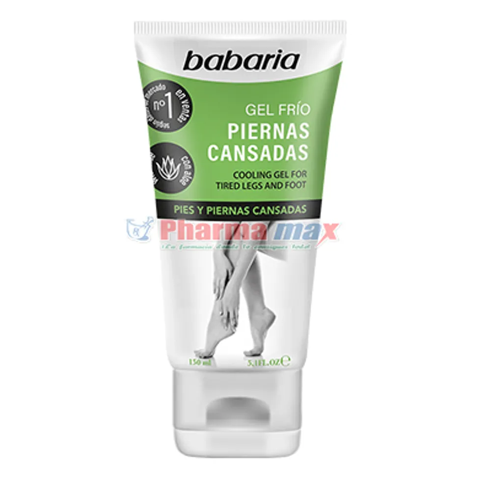 Babaria Cooling Gel for Tired Legs and Feet 5.1oz