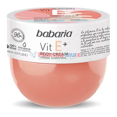 Babaria Body Cream Vitamina E 13.5 oz