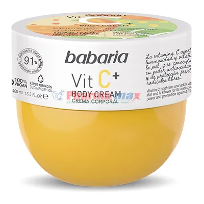 Babaria Body Cream Vitamina C 13.5oz