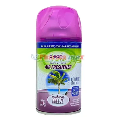 Clean Home Air Freshener Spray Refill Caribbean Breeze 5oz