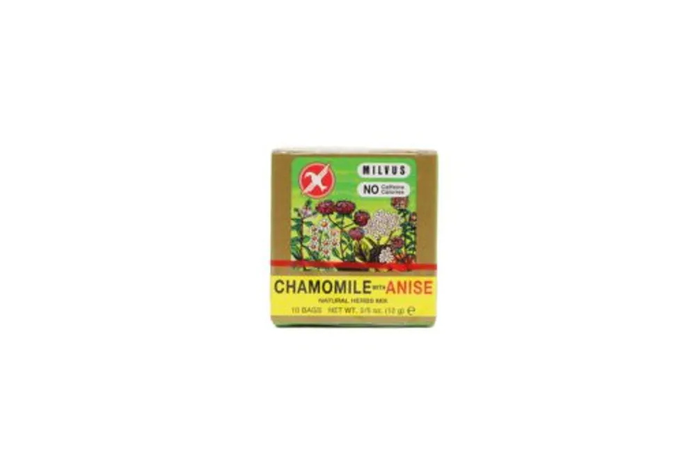 Milvus Chamomile with Anise Tea 10 Bags 12g