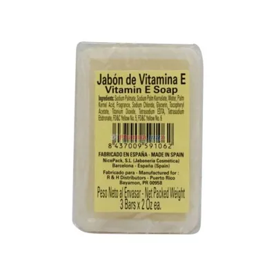 Vitamin E Soap 3 bars 2oz