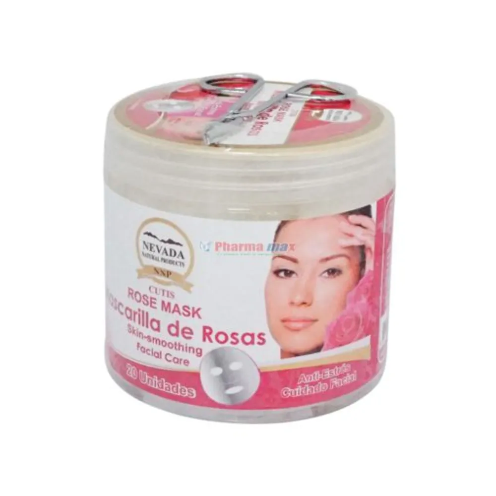 Nevada Rose Mask Facial Care 20ct