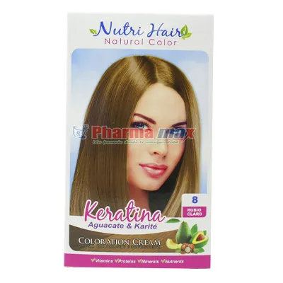 Nutri Hair Keratina Coloration Cream Rubio Claro