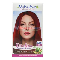 Nutri Hair Keratina Coloration Cream Rubio Oscuro Rojizo Profundo 6.66