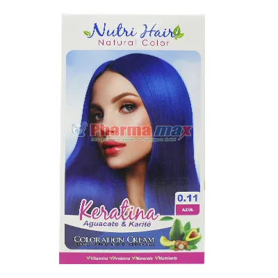 Nutri Hair Keratina Coloration Cream Azul 0.11