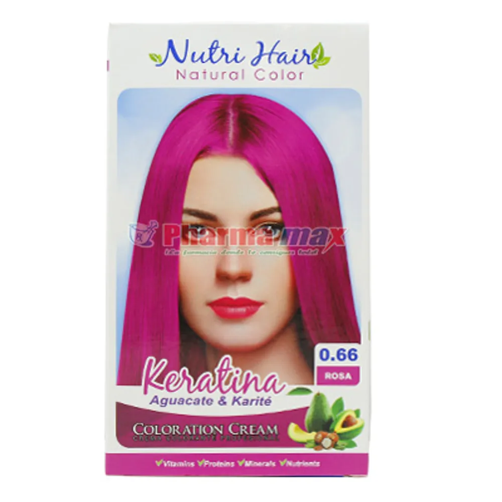 Nutri Hair Keratina Coloration Cream Rosa 0.66