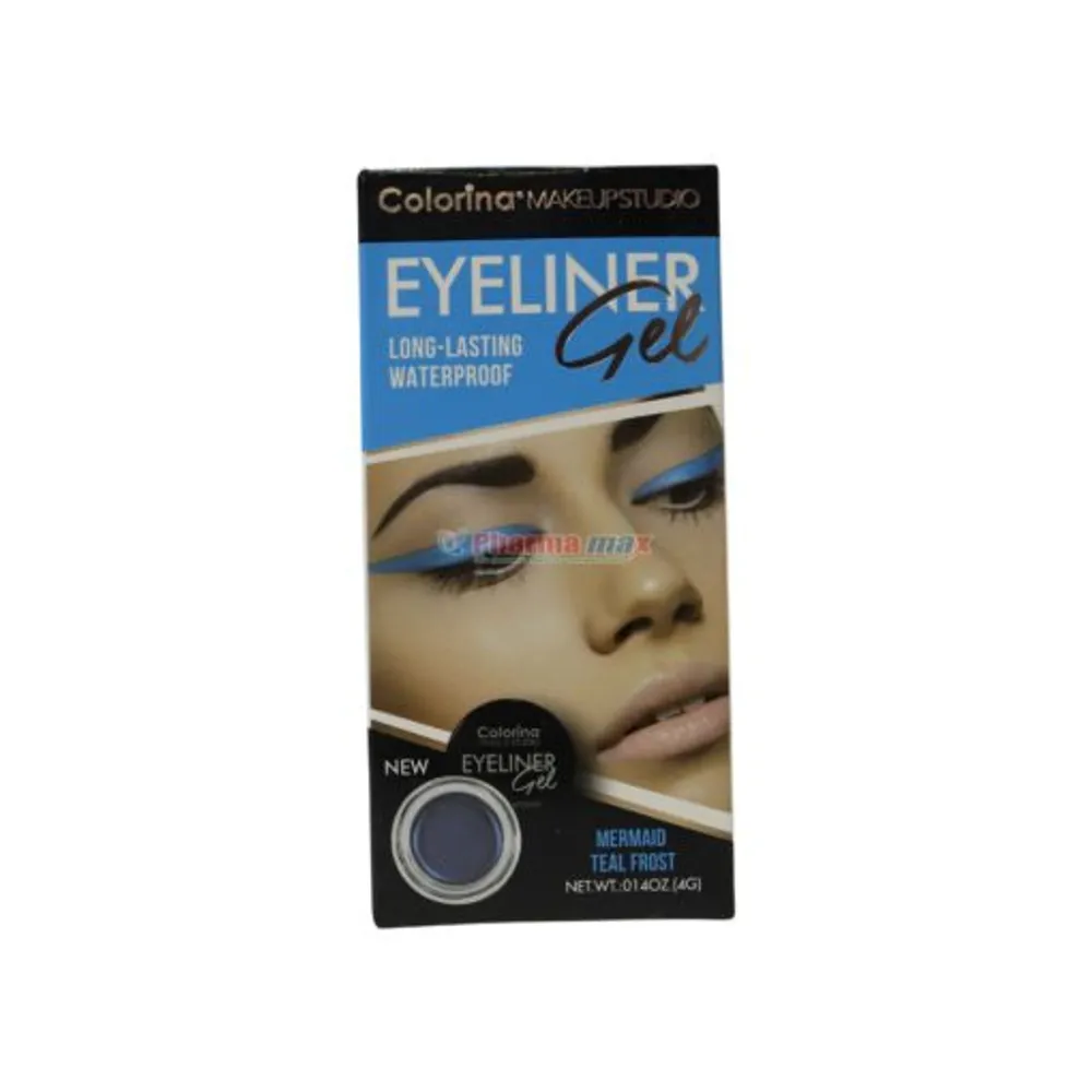 Colorina Eyeliner Gel Waterproof Mermaid Teal Frost